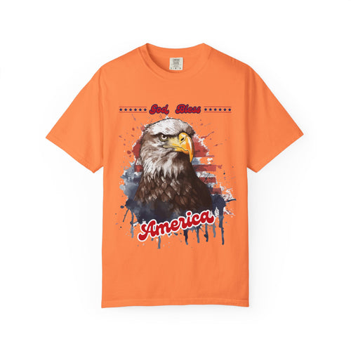 America Eagle Graphic T-Shirt — God Bless America Patriotic Tee